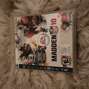 Playstation 3 Madden 10 game